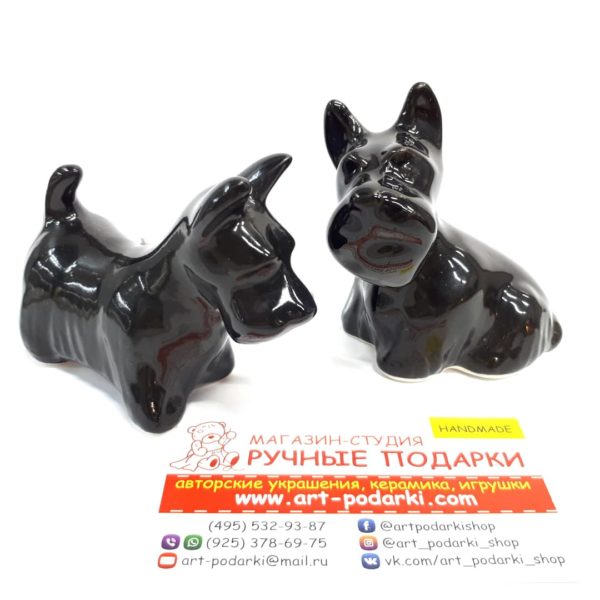 Скотч терьер, керамика