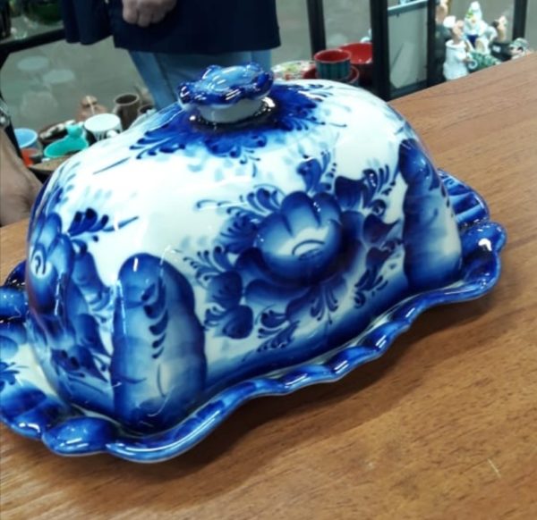 Масленка гжель